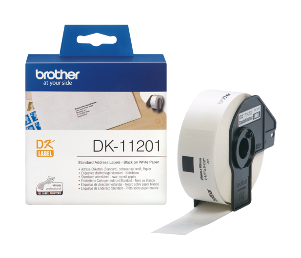 Brother Etykieta standardowa adresowa 400 szt. (DK11201) - 393642 - zdjęcie